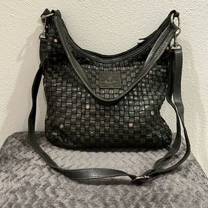 Leather Hobo Crossbody Bag